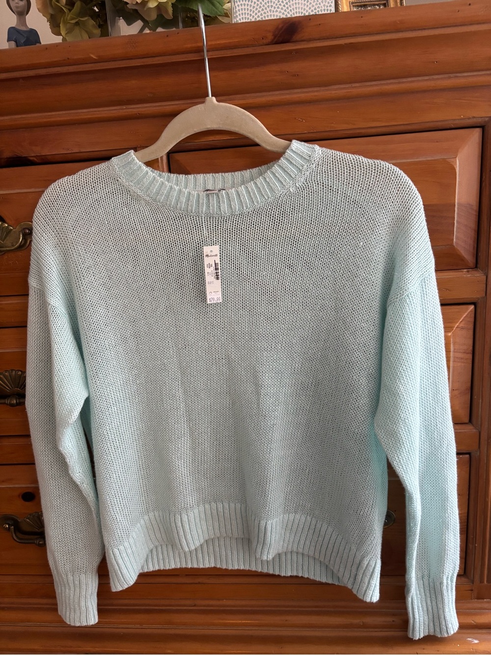 Light green Crewneck Women's Sweater - Unbranded
